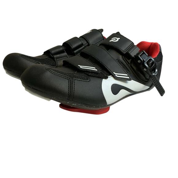 PELOTON Bike CYCLING Spinning SHOES with Cleats 42/ Women 10.5-11 Men 8.5-9 BlK - Picture 12 of 14